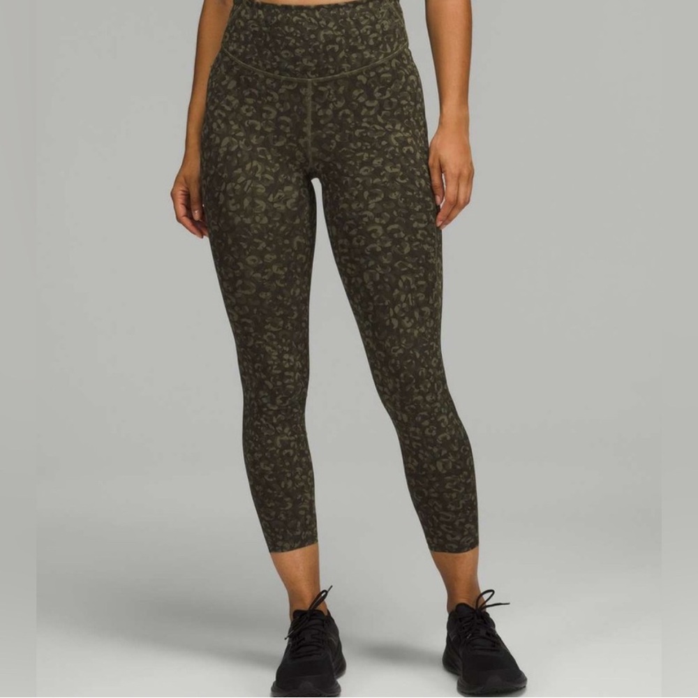lululemon athletica Black Patterned Leggings